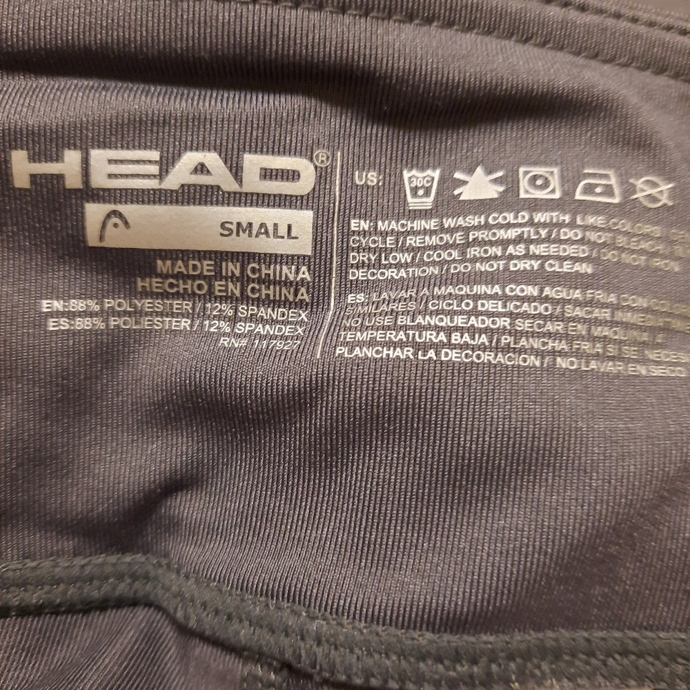 NWT HEAD capri leggings small. gray(B1-17) - Picture 5 of 6